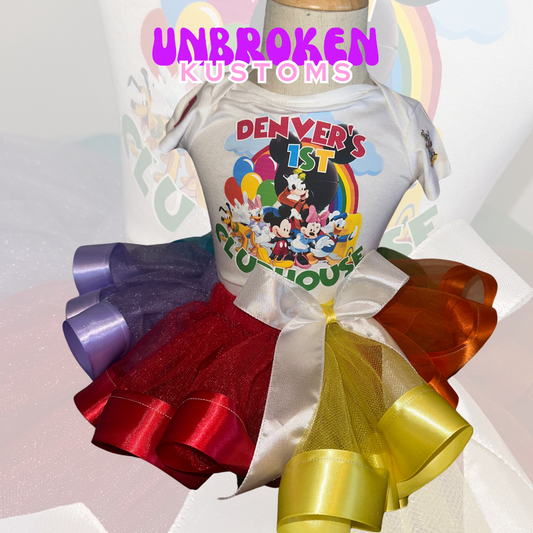 Mickey Mouse Custom Birthday Tutu Outfit