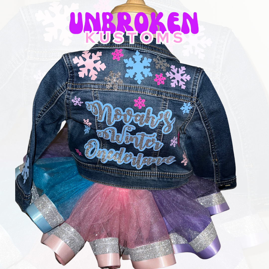 Winter Wonderland Custom Birthday Tutu Outfit