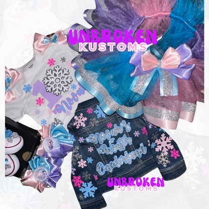 Winter Wonderland Custom Birthday Tutu Outfit
