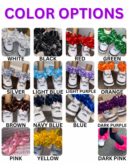 Choose Your Color(s) Ruffle Anklet Socks