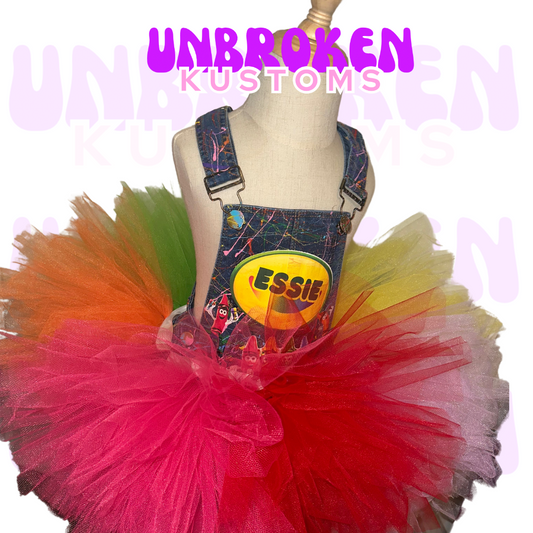 Crayola/Crayon Custom Birthday Tutu Outfit